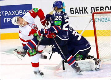 20 сентября 2012 года. Новосибирск. Регулярный чемпионат КХЛ. "Сибирь" — "Витязь" — 3:2 (ПБ) 20 сентября 2012 года. Новосибирск. Регулярный чемпионат КХЛ. "Сибирь" — "Витязь" — 3:2 (ПБ)