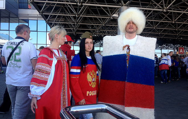 Болельщики результатом первого периода удовлетворены, но немного напряжены Болельщики результатом первого периода удовлетворены, но немного напряжены