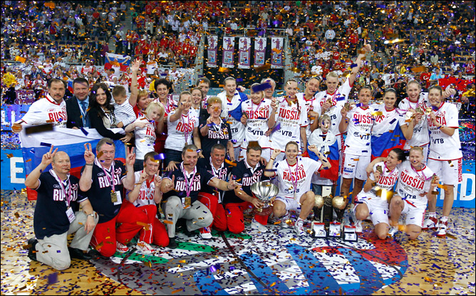 Женская сборная России – чемпион Европы по баскетболу 2011 года Женская сборная России – чемпион Европы по баскетболу 2011 года