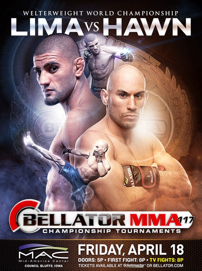 Постер к турниру Bellator 117 Постер к турниру Bellator 117