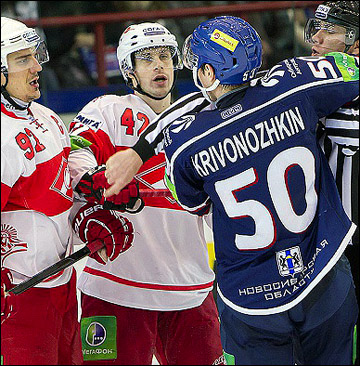 26 января 2013 года. Новосибирск. Регулярный чемпионат КХЛ. "Сибирь" — "Спартак" — 1:2 (ОТ) 26 января 2013 года. Новосибирск. Регулярный чемпионат КХЛ. "Сибирь" — "Спартак" — 1:2 (ОТ)