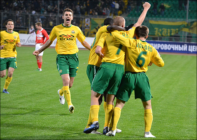 Радость игроков "Кубани" Радость игроков "Кубани"