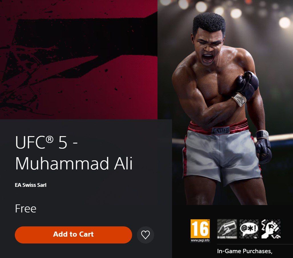 Мохаммеда Али раздают в UFC 5 от EA Sports - Чемпионат