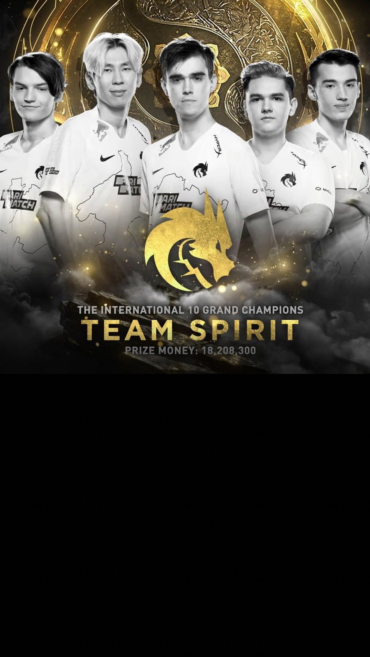 Золотой состав Team Spirit