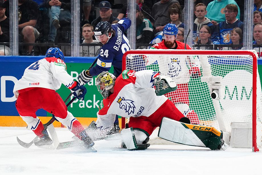 Финляндия — Чехия — 3:0, обзор матча чемпионата мира по хоккею, видео голов, все пары плей-офф ЧМ-2022