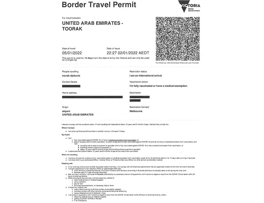 Подробный перевод показаний Новака Джоковича в Австралии, как и за что его арестовали в аэропорту Мельбурна