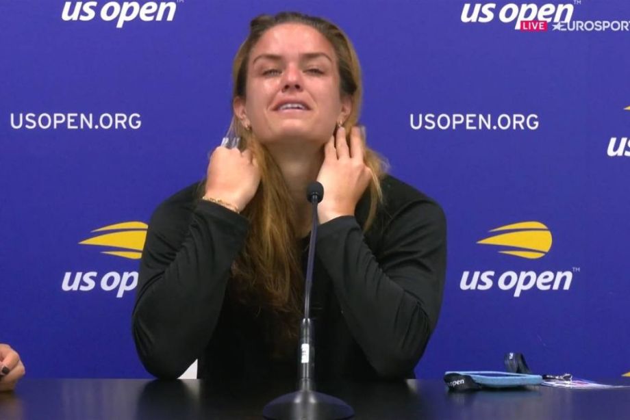Бывшая третья ракетка мира Мария Саккари вылетела в первом круге US Open и расплакалась на пресс-конференции, фото