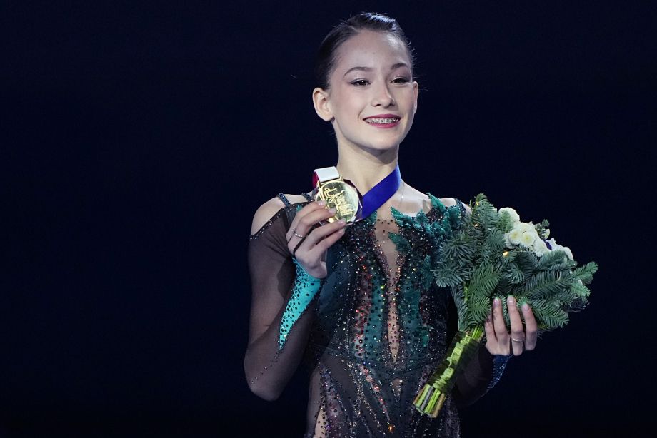 Софья Акатьева с золотой медалью чемпионата России