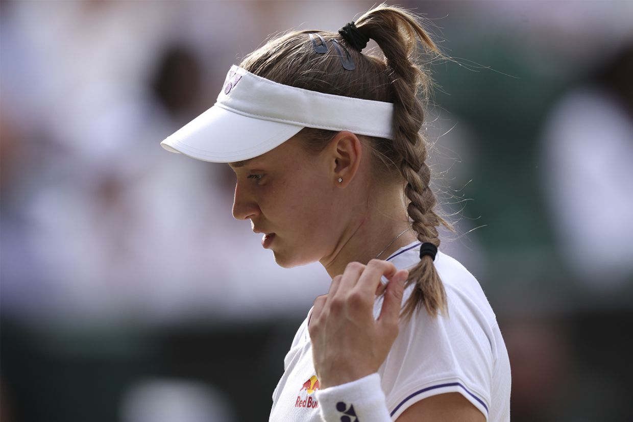 Елена Рыбакина на Уимблдоне-2024 Елена Рыбакина на Уимблдоне-2024