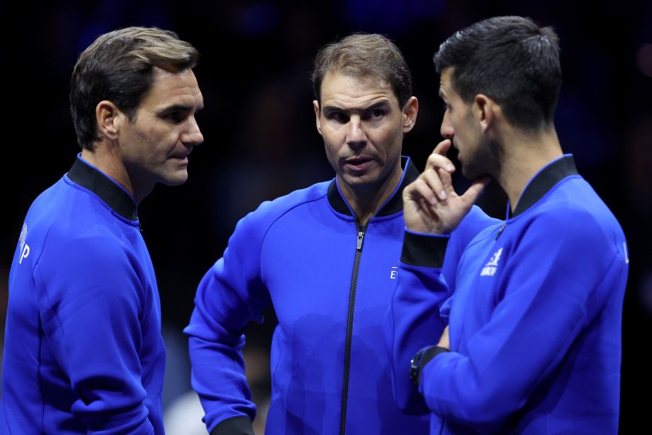 Roger Federer, Rafael Nadal y Novak Djokovic
