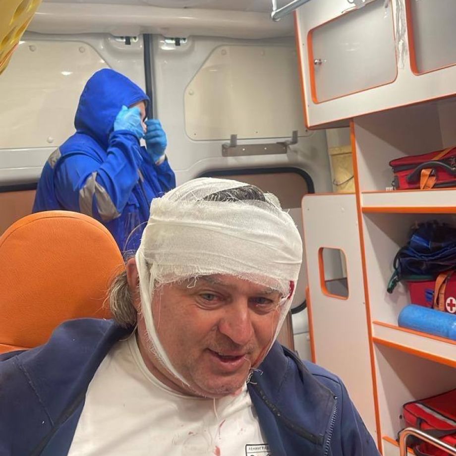 Александр Шмарко после нападения Александр Шмарко после нападения