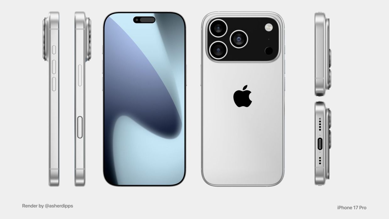 Концепт iPhone 17 Pro от asherdipps Концепт iPhone 17 Pro от asherdipps