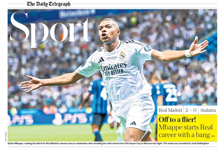 The Telegraph: «Крутой старт!» The Telegraph: «Крутой старт!»
