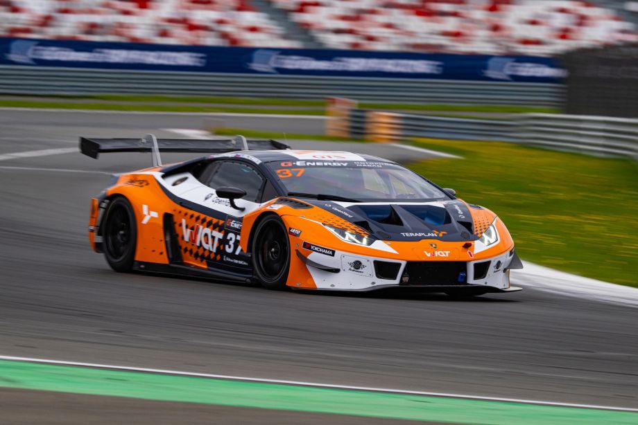 Андрей Солуковцев на Lamborghini Huracan GT3 Evo