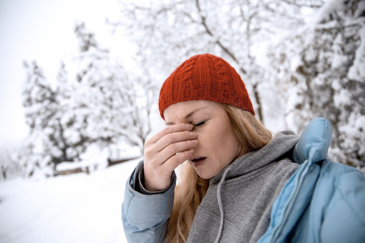 Сильное слезоточение на морозе говорит о проблемах с глазами