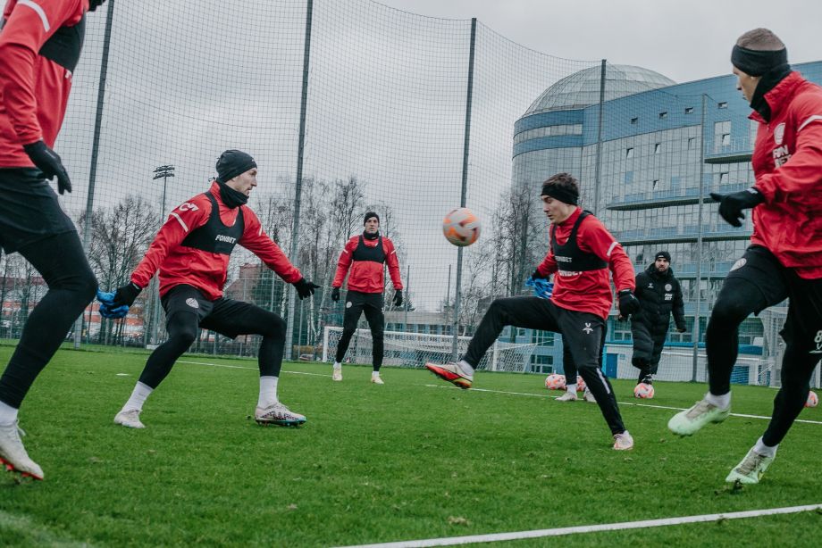 Тренировка «Акрона» в Новогорске