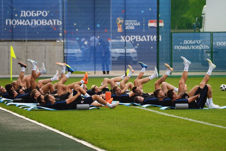 Тренировка сборной Хорватии на ЧМ-2018