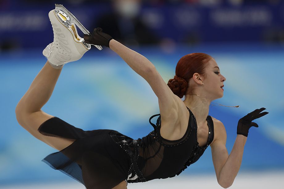 Александра Трусова на ОИ-2022 Александра Трусова на ОИ-2022