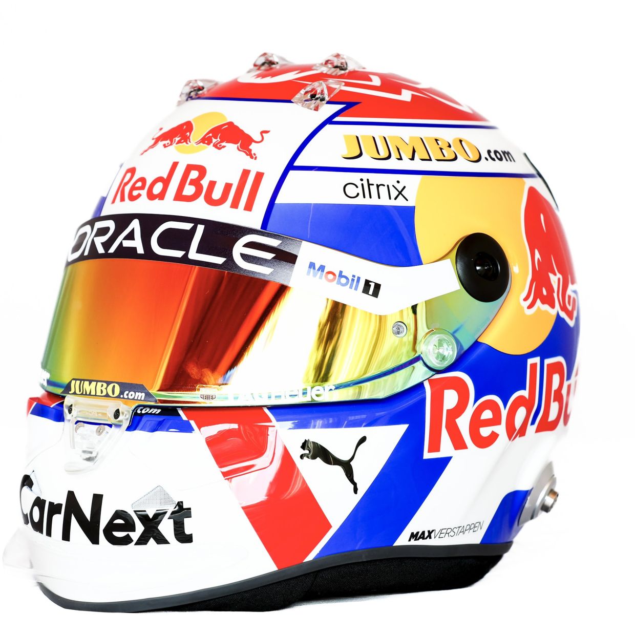 Макс Ферстаппен показал свой новый шлем перед Гран-при Нидерландов - изображение 1