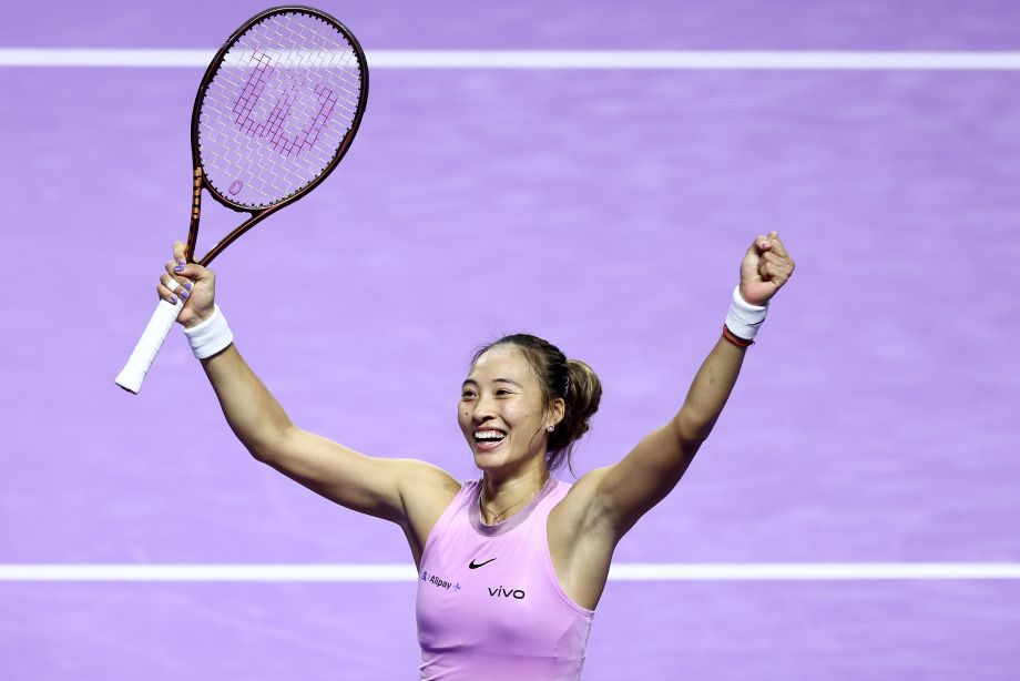 Чжэн Циньвэнь на Итоговом турнире WTA — 2024