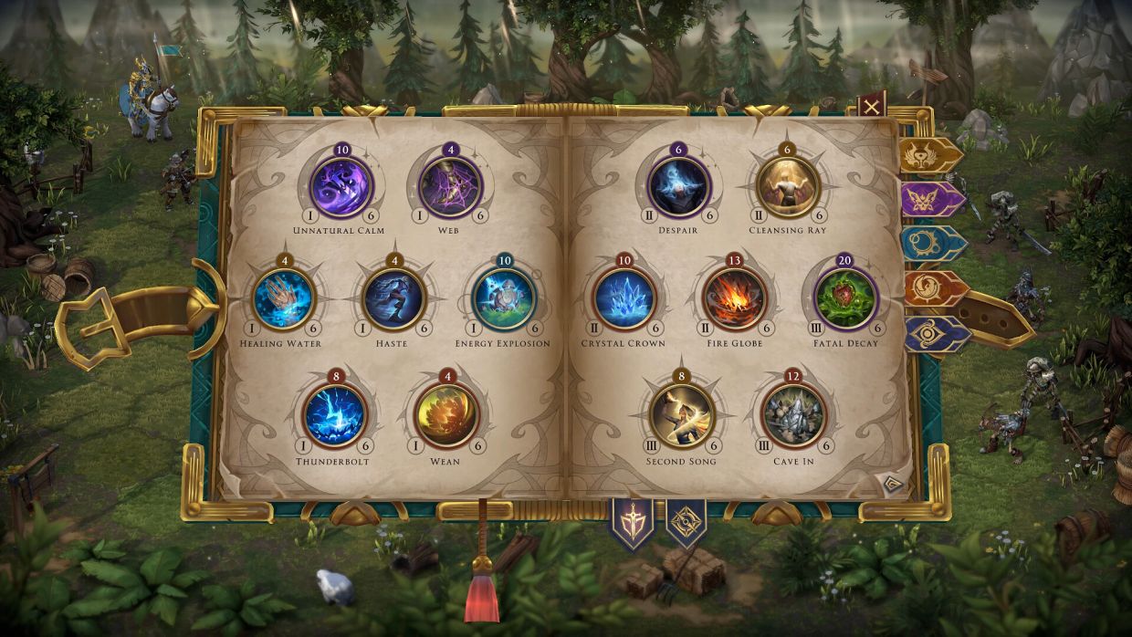 Заклинания в Heroes of Might 