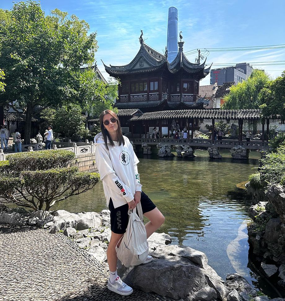 Мария Халецкая в Китае