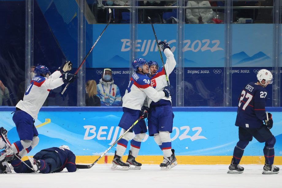 США – Словакия – 2:3 Б, голы, обзор матча мужского хоккейного турнира зимней Олимпиады – 2022 в Пекине