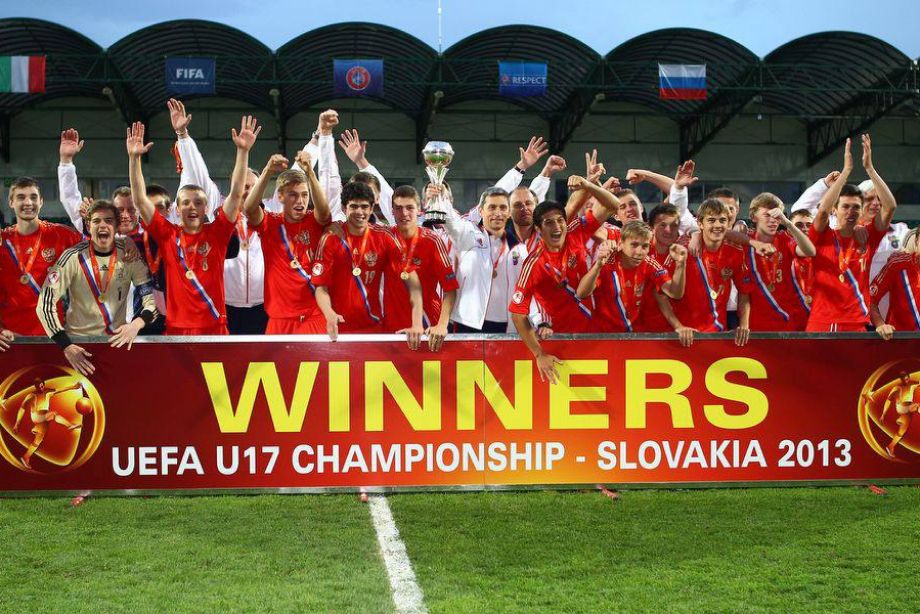 Сборная России — чемпион Европы среди юношей — 2013