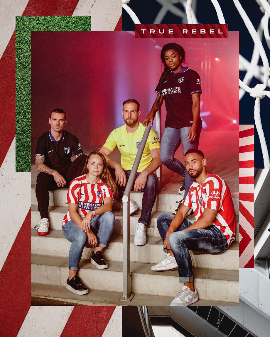 Atlético at the kit presentation Atlético at the kit presentation