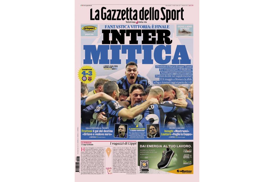 La Gazzetta Dello Sport: «Интер» был фениксом»