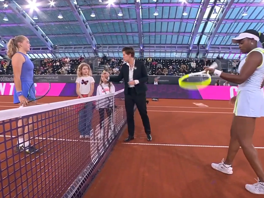 Мирра Андреева и Слоан Стивенс