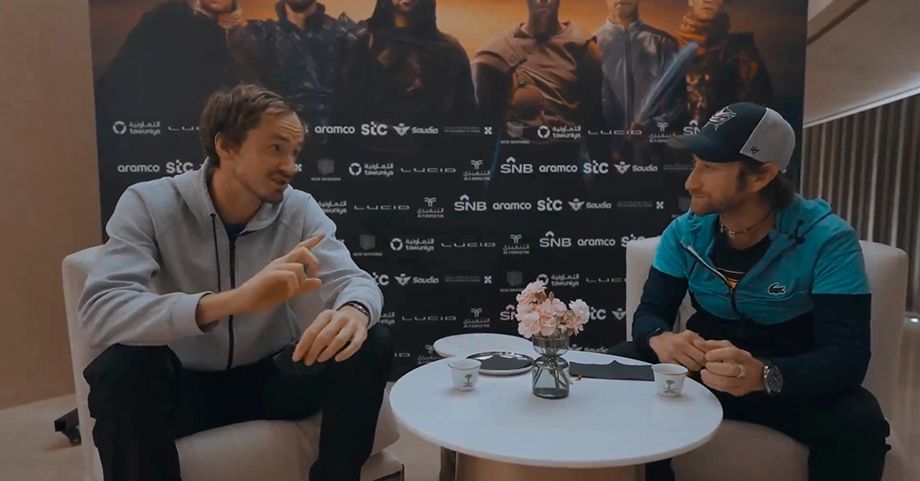 Даниил Медведев и Жиль Сервара