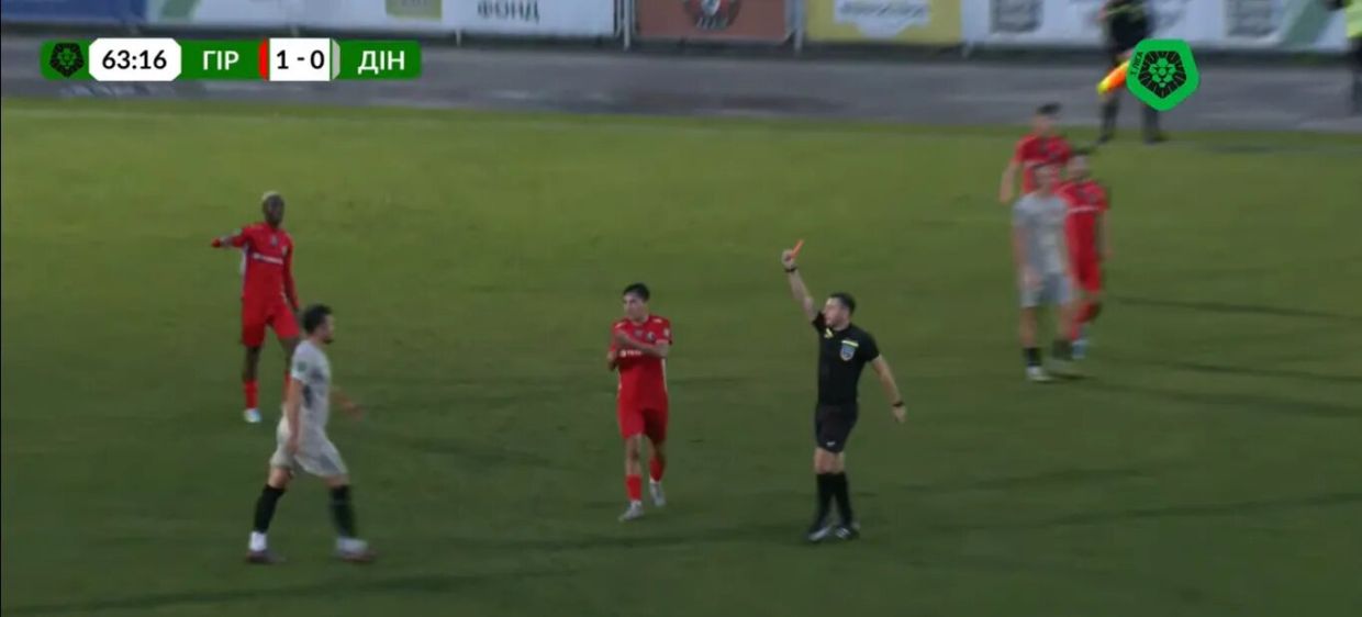 Şevçenko nalayiq hərəkətə görə qırmızı vərəqə alıb