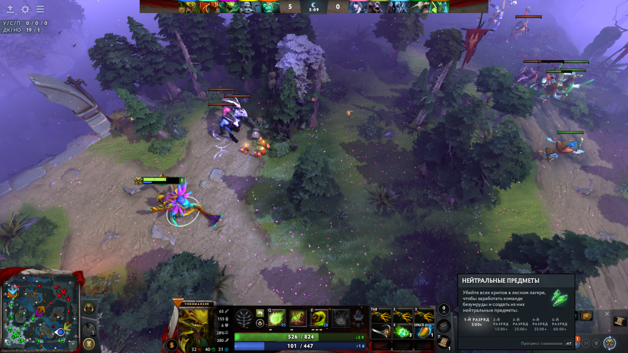 Всё о новых нейтральных предметах в Dota 2: как выбить и зачарить нужные вещи