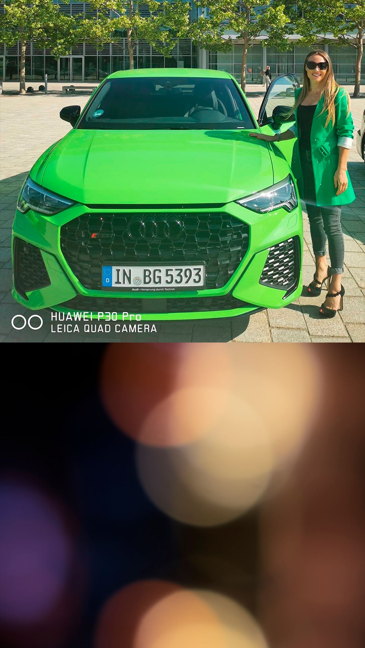 Блистательной Доротее Вирер от постоянного автоспонсора достался стильный и быстрый Audi RS Q3. Естественно, в национальном – зелёном цвете. 