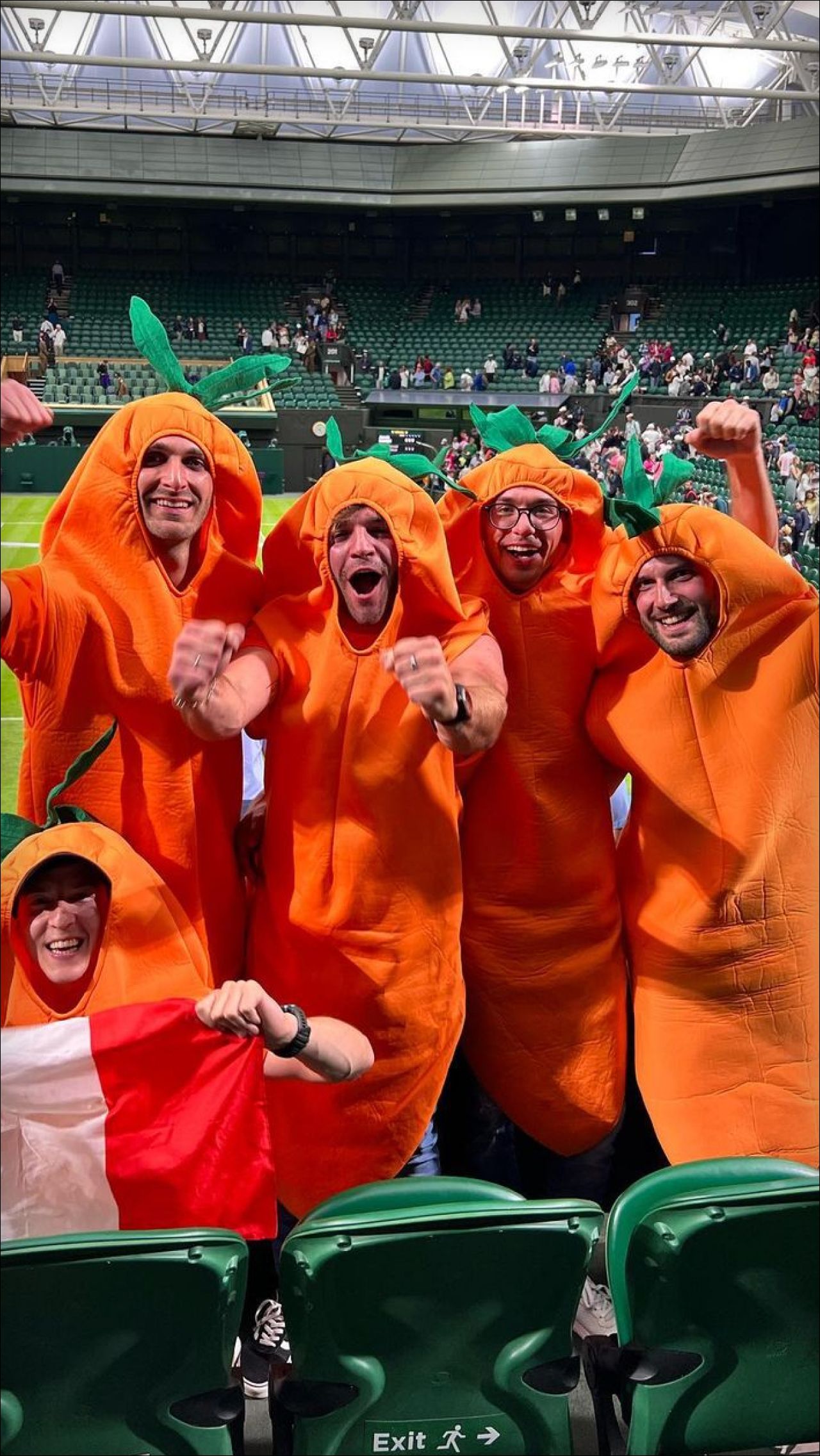 Почему фанаты Синнера ходят в костюмах моркови?