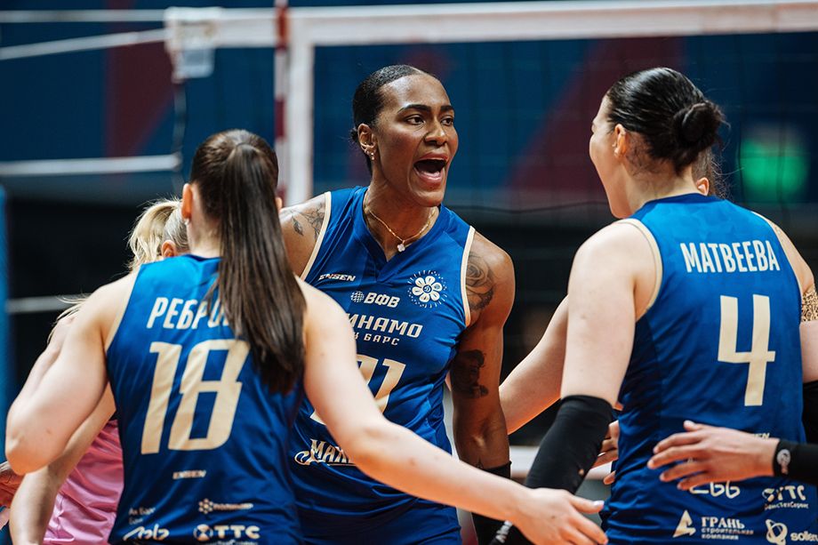 Игроки ЖВК «Динамо-Ак Барс»