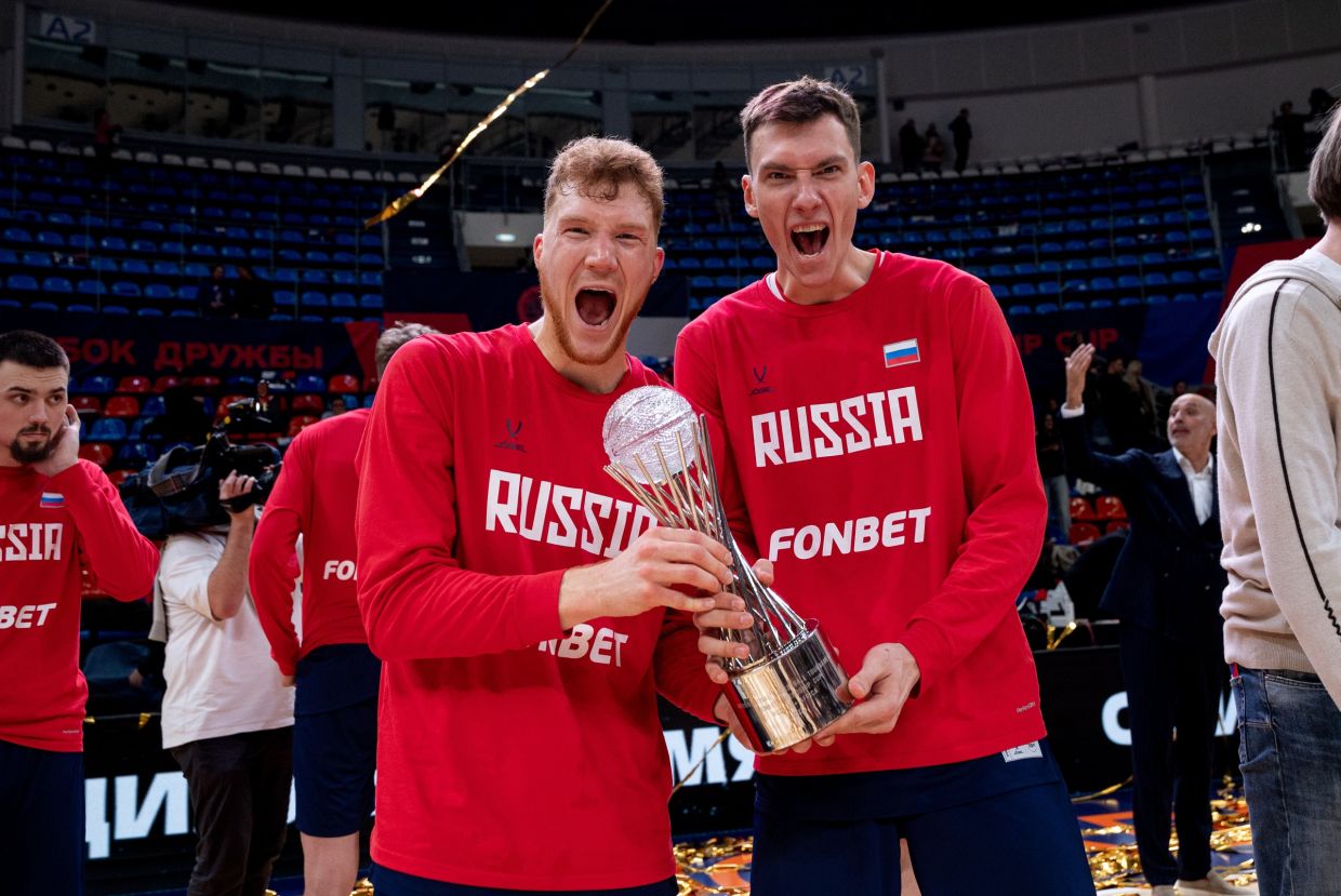 Владислав Емченко и Андрей Мартюк после победы на Кубке Дружбы