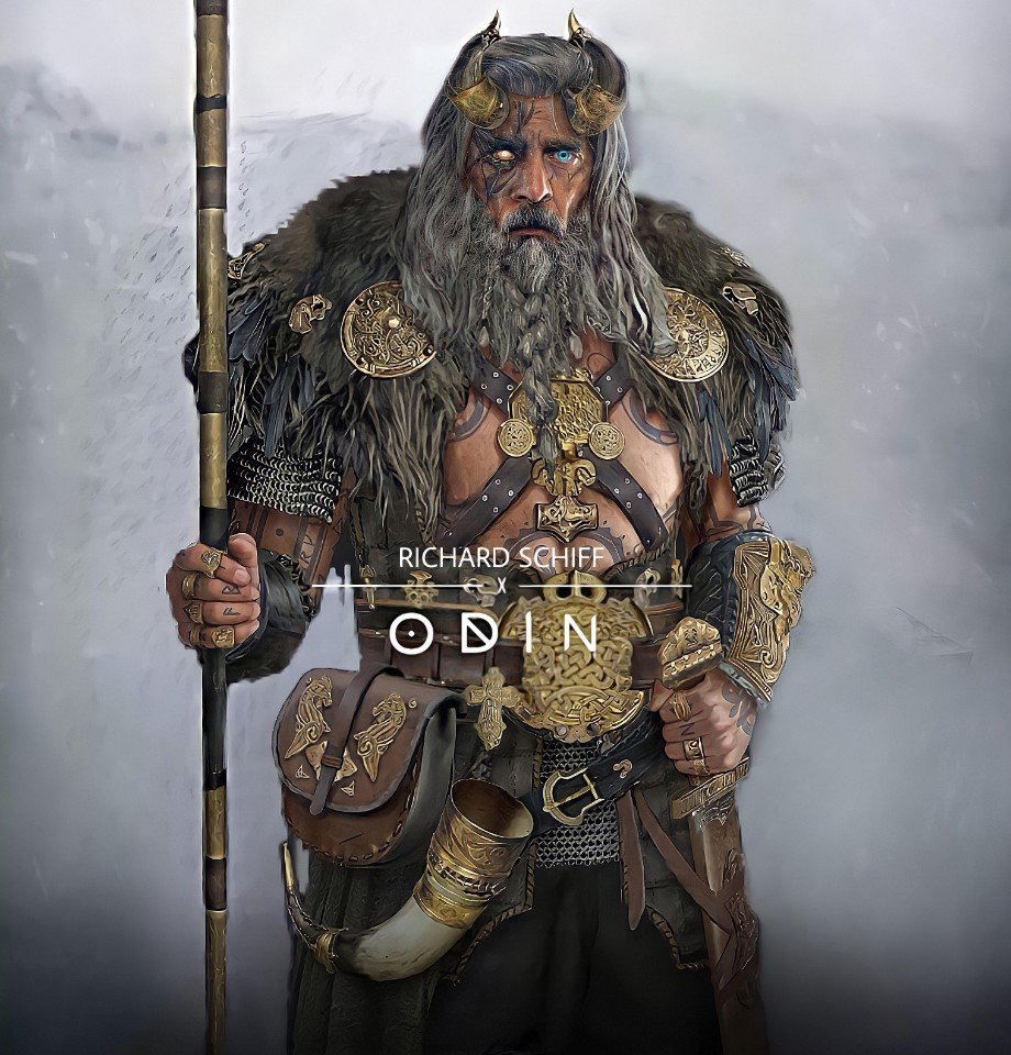 Графика год оф вар рагнарек Фанат нарисовал Одина из God of War Ragnarok: "Для Кратоса это не соперник" - Че
