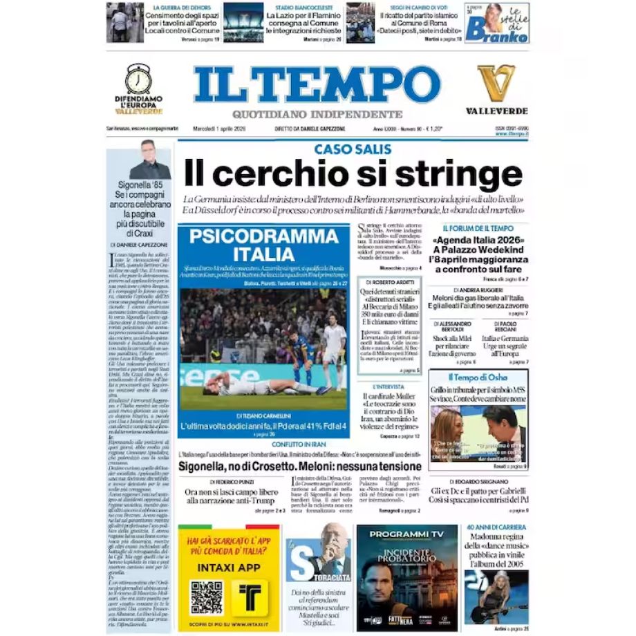 Обложка Il Tempo