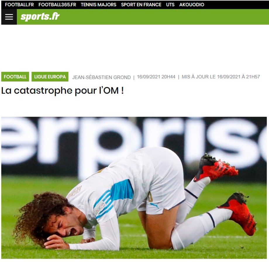«Локомотив» — «Марсель» — 1:1, что пишут во Франции после ничьей в матче Лиги Европы