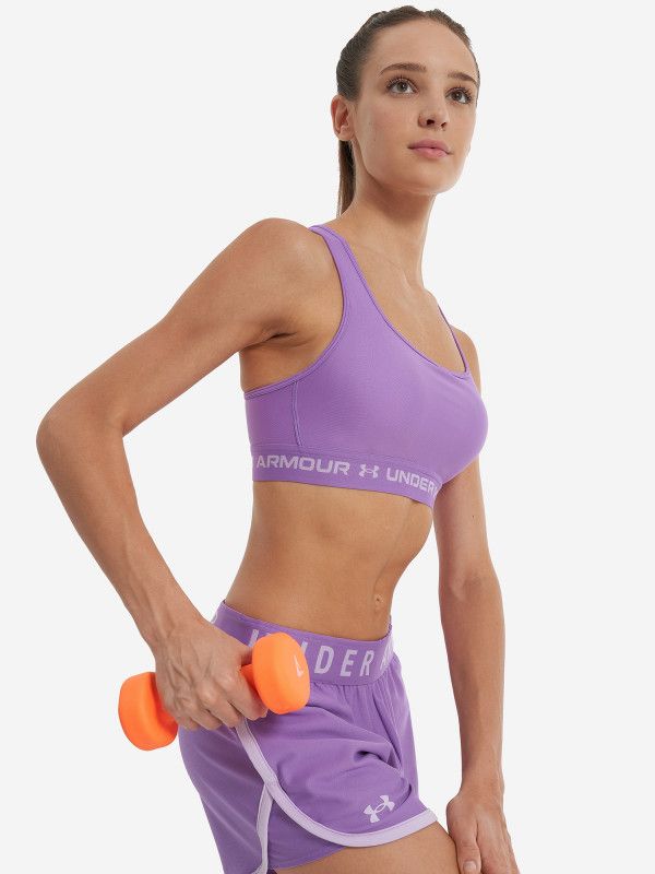 Акцент — яркие гантели! (образ от Under Armour)