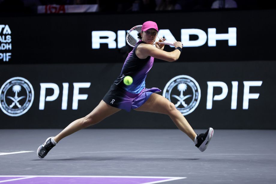 Ига Швёнтек на Итоговом турнире WTA — 2024
