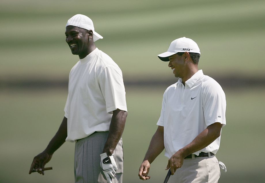 Michael Jordan y Tiger Woods