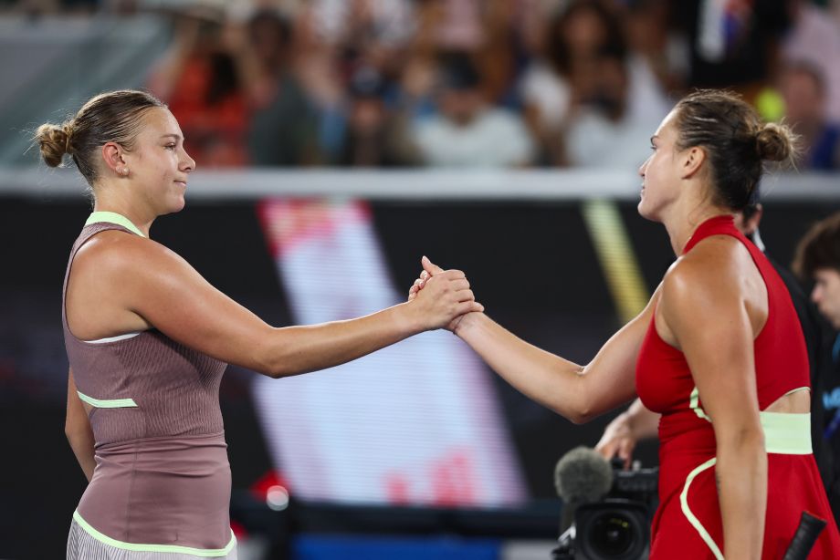 Аманда Анисимова и Арина Соболенко на Australian Open — 2024 Аманда Анисимова и Арина Соболенко на Australian Open — 2024