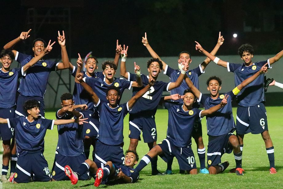 Игроки Академии Мухаммеда VI в Марокко