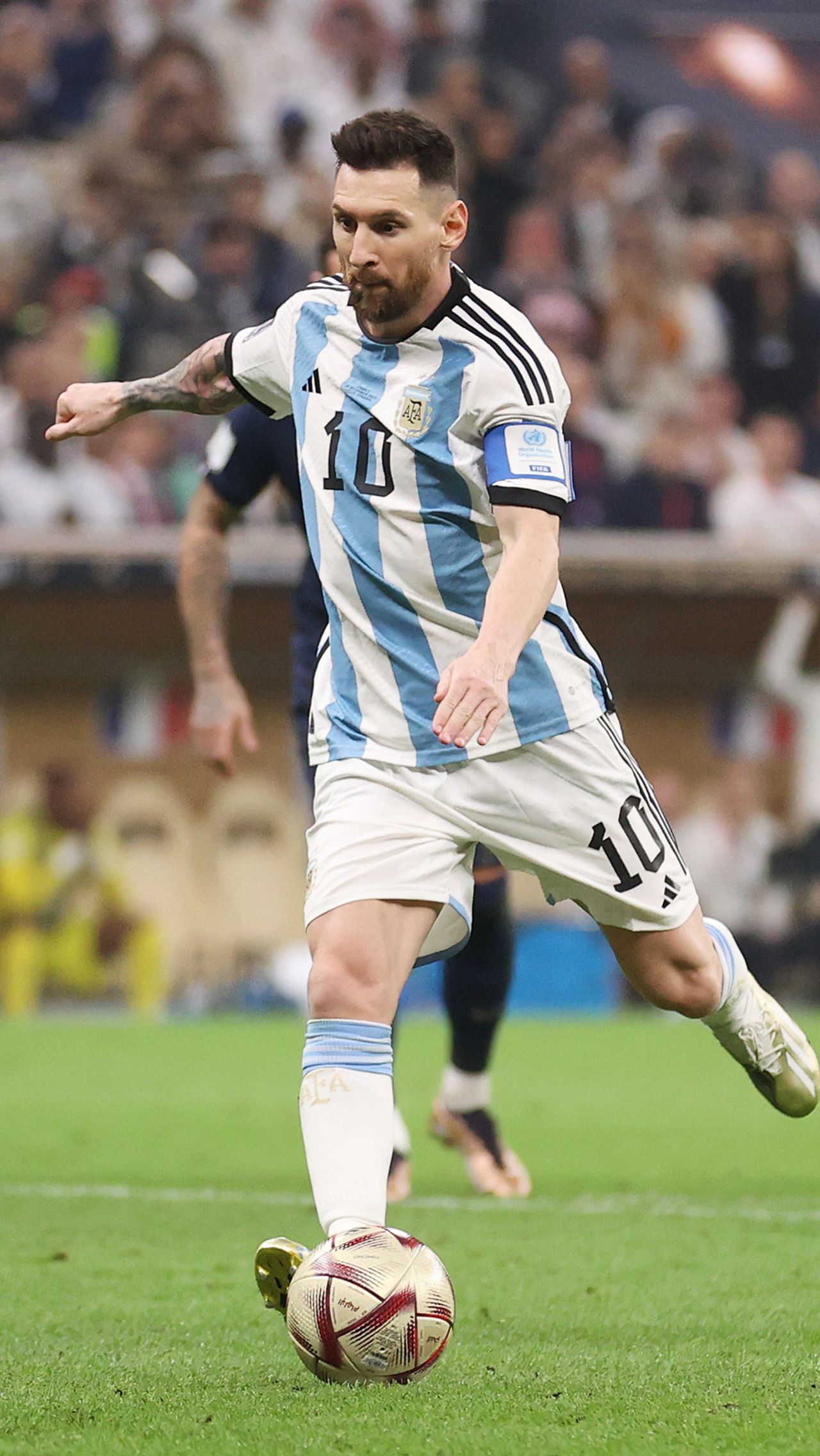 В четвертьфинале Лионель реализовал пенальти в матче с голландцами. Аргентинцы прошли соперника в серии пенальти — 2:2 (4:3 пен.).