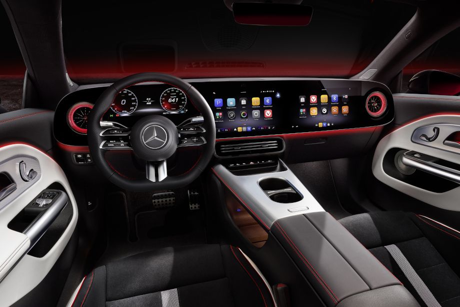 Интерьер Mercedes-Benz CLA третьего поколения Интерьер Mercedes-Benz CLA третьего поколения