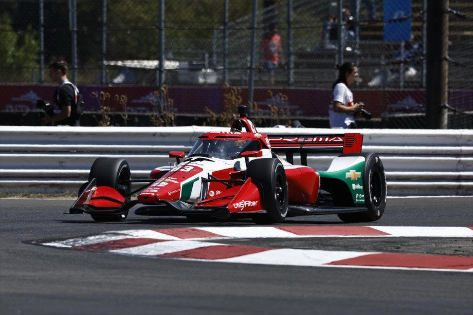 Шварцман на этапе IndyCar в Портленде