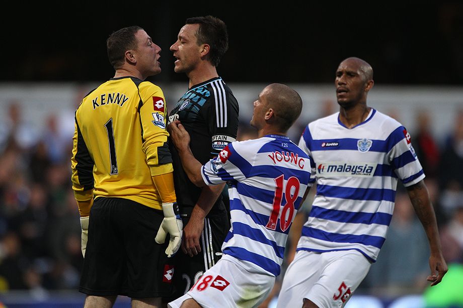 Джон Терри в матче «Челси» и «Куинз Парк Рейнджерс»